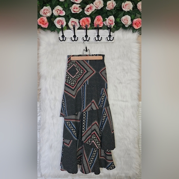 File 16 Rare Boho Layered Asymmetrical Skirt (NWOT) - Picture 3 of 8